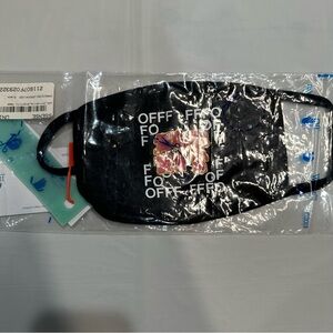 Off-White Black Face Mask